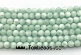 CAS301 15.5 inches 6mm round snowflake angelite gemstone beads
