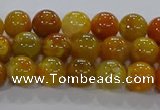 CAA1041 15.5 inches 6mm round dragon veins agate beads wholesale