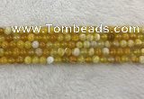 CAA1851 15.5 inches 6mm round banded agate gemstone beads