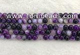 CAA1872 15.5 inches 8mm round banded agate gemstone beads