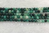CAA2011 15.5 inches 6mm round banded agate gemstone beads