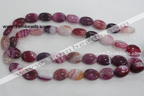 CAA207 15.5 inches 15*20mm oval madagascar agate beads wholesale