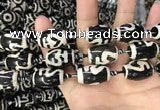 CAA2735 15.5 inches 14*21mm - 16*22mm drum tibetan agate dzi beads