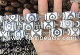 CAA2741 15.5 inches 14*21mm - 16*22mm drum tibetan agate dzi beads