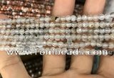 CAA3273 15 inches 4mm faceted round agate beads wholesale