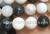 CAA3575 15.5 inches 4mm round parral dendrite agate beads