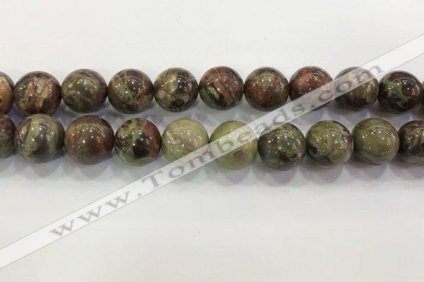CAA3705 15.5 inches 18mm round rainforest agate beads wholesale