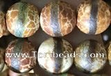CAA3875 15 inches 8mm round tibetan agate beads wholesale