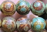 CAA3882 15 inches 8mm round tibetan agate beads wholesale