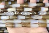 CAA3940 15.5 inches 8*34mm rice Madagascar agate beads wholesale