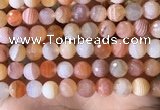 CAA4857 15.5 inches 10mm faceted round botswana agate beads