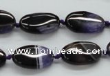 CAA490 15.5 inches 12*20mm oval agate druzy geode beads