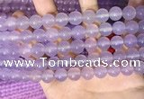 CAA5083 15.5 inches 10mm round purple agate beads wholesale