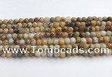 CAA5290 15.5 inches 4mm faceted round crazy lace agate beads wholesale