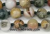 CAA5340 15.5 inches 6mm round ocean agate gemstone beads