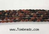 CAA5446 15.5 inches 8*12mm rice agate gemstone beads