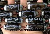CAA5871 14*38mm - 16*43mm rice tibetan agate dzi beads