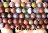 CAA6257 15 inches 8mm round Portuguese agate beads wholesale