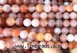 CAA6272 15 inches 8mm round south red agate beads wholesale