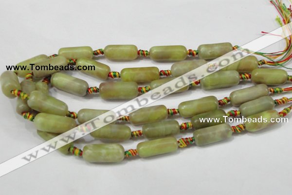 CAA658 15.5 inches 10*25mm column agate gemstone beads