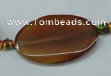 CAA677 15.5 inches 22*35mm oval agate gemstone beads