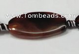 CAA681 15.5 inches 15*35mm flat drum agate gemstone beads