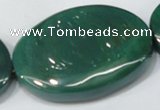 CAA683 15.5 inches 35*50mm oval agate gemstone beads