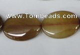CAA897 15.5 inches 18*25mm oval agate gemstone beads wholesale