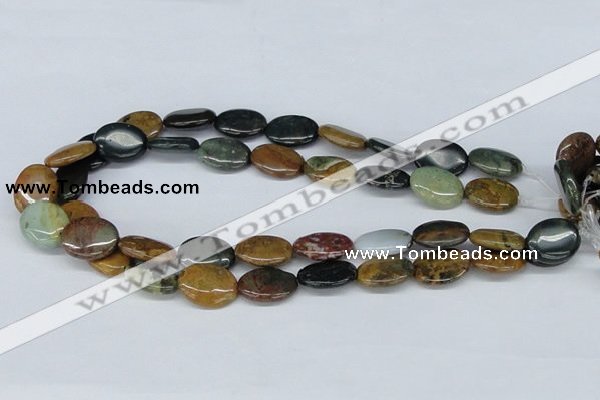 CAB372 15.5 inches 15*20mm oval ocean agate gemstone beads wholesale