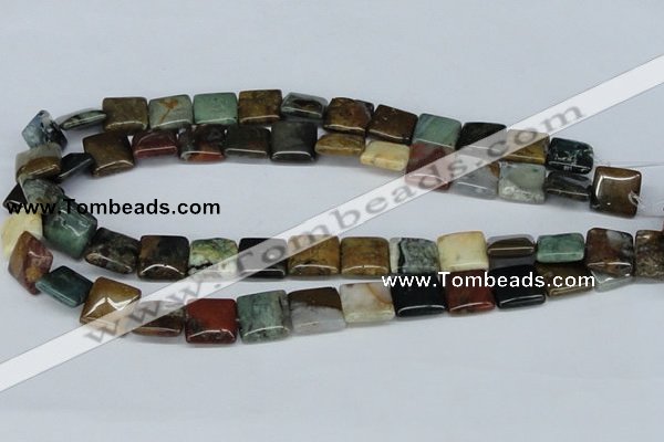 CAB375 15.5 inches 14*14mm square ocean agate gemstone beads