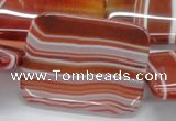CAB508 15.5 inches 30*40mm rectangle red agate beads wholesale
