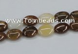 CAB598 15.5 inches 7*10mm oval mexican agate gemstone beads
