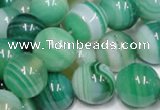CAB716 15.5 inches 10mm round green agate gemstone beads wholesale