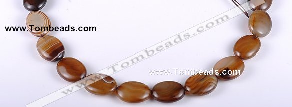 CAG154 15*20mm oval madagascar agate gemstone beads Wholesale