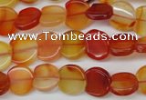 CAG1651 15.5 inches 11*12mm heart red agate gemstone beads