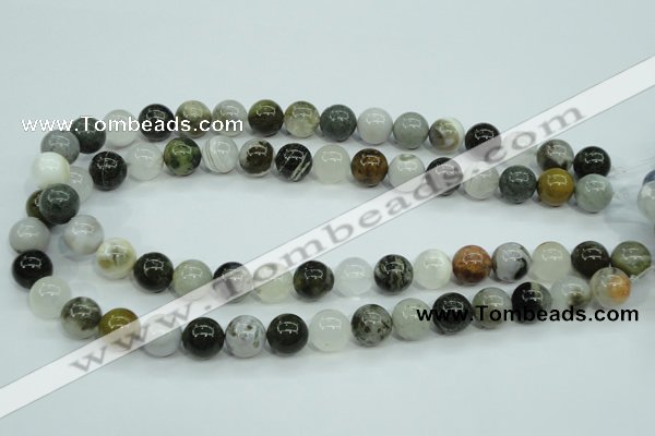 CAG1688 15.5 inches 12mm round ocean agate beads wholesale