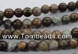CAG1915 15.5 inches 6mm round green magic agate beads wholesale