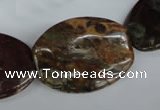 CAG2030 15.5 inches 22*30mm flat drum rainbow agate beads wholesale