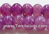 CAG245 13.5 inches 10*14mm rondelle purple dragon veins agate beads