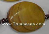 CAG2839 15.5 inches 30*40mm twisted oval agate gemstone beads