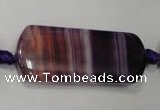 CAG2853 15.5 inches 16*38mm rectangle agate gemstone beads