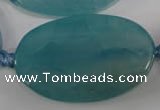 CAG2854 15.5 inches 25*40mm oval agate gemstone beads