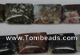CAG3545 15.5 inches 15*20mm rectangle ocean agate gemstone beads