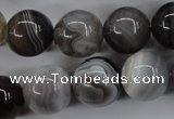 CAG3686 15.5 inches 16mm round botswana agate beads wholesale