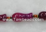 CAG406 15.5 inches 13*31mm chess shaped agate beads Wholesale