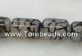 CAG435 15.5 inches 15*18mm column agate gemstone beads wholesale