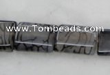 CAG443 15.5 inches 18*25mm rectangle agate gemstone beads wholesale