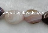 CAG458 15.5 inches 18*25mm oval agate gemstone beads Wholesale