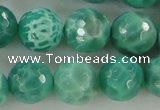 CAG5312 15.5 inches 10mm faceted round peafowl agate gemstone beads