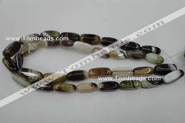 CAG5922 15 inches 13*25mm nuggets Madagascar agate gemstone beads
